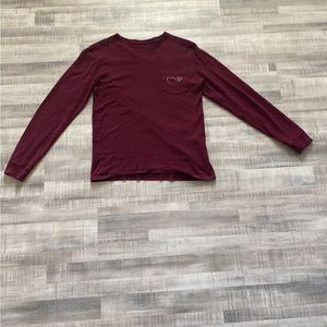 Maroon Vineyard vines long sleeve shirt Men’s